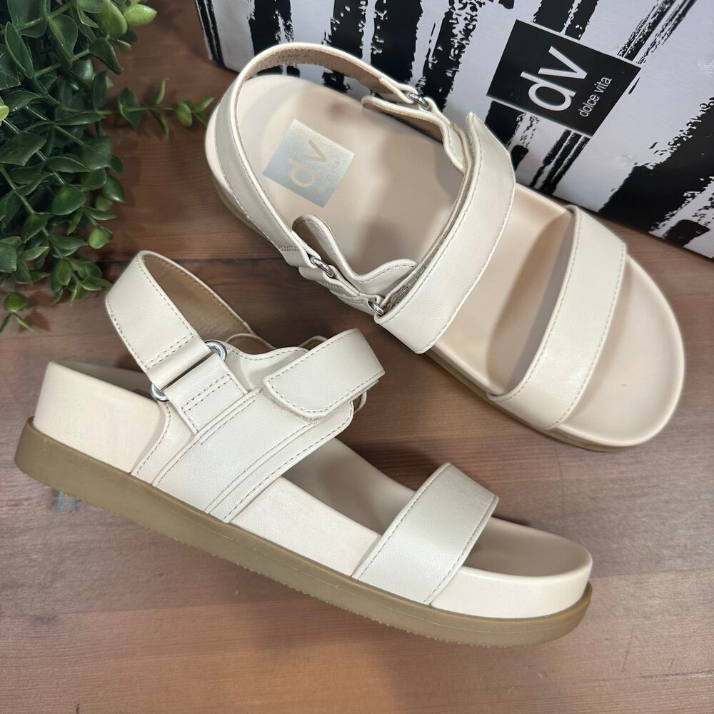 DV by Dolce Vita Women's Argyle Strap Sandals Size 6 - Picture 2 of 8